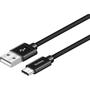 Yenkee YCU 302 BK kabel USB A 2.0 / C 2m